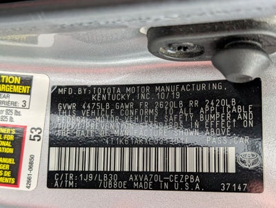 2020 Toyota Camry XSE