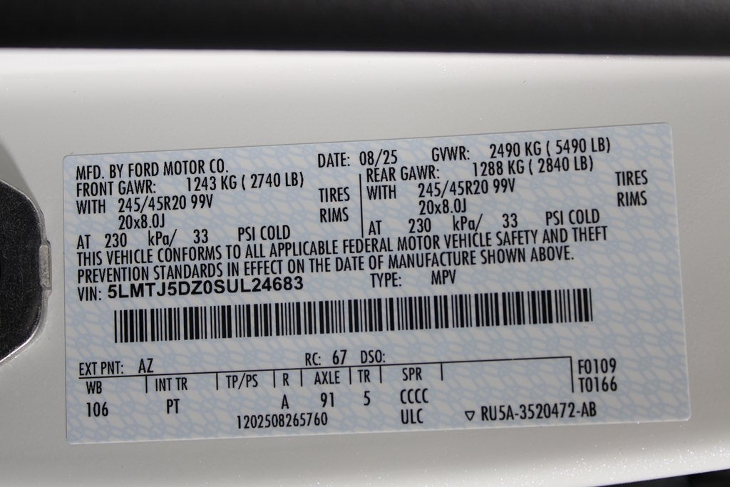 2025 Lincoln Corsair Plug-In Hybrid Grand Touring