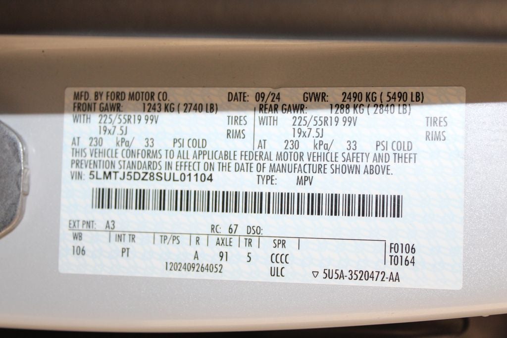 2025 Lincoln Corsair Plug-In Hybrid Grand Touring