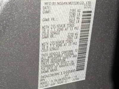 2023 Nissan Murano SV