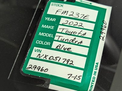 2022 Toyota Tundra SR5