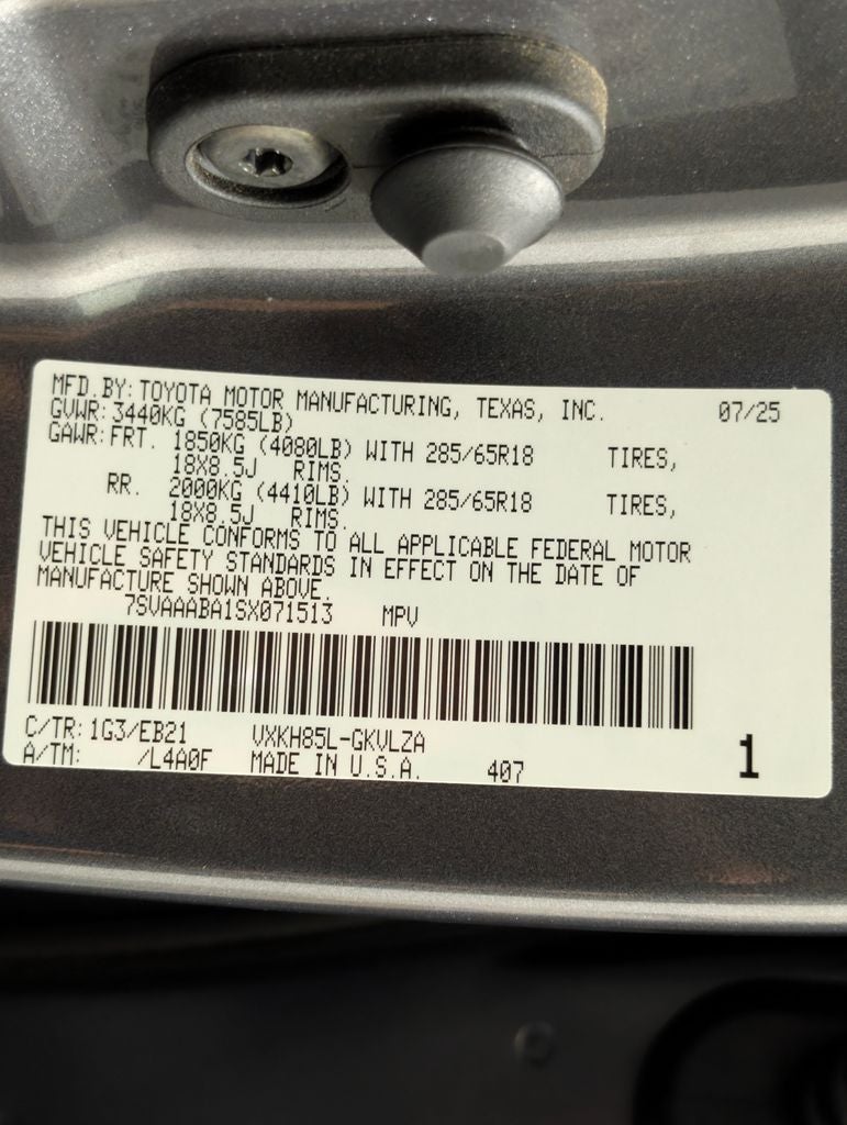 2025 Toyota Sequoia TRD Pro