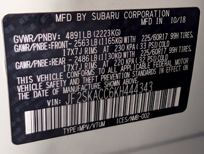 2019 Subaru Forester Base