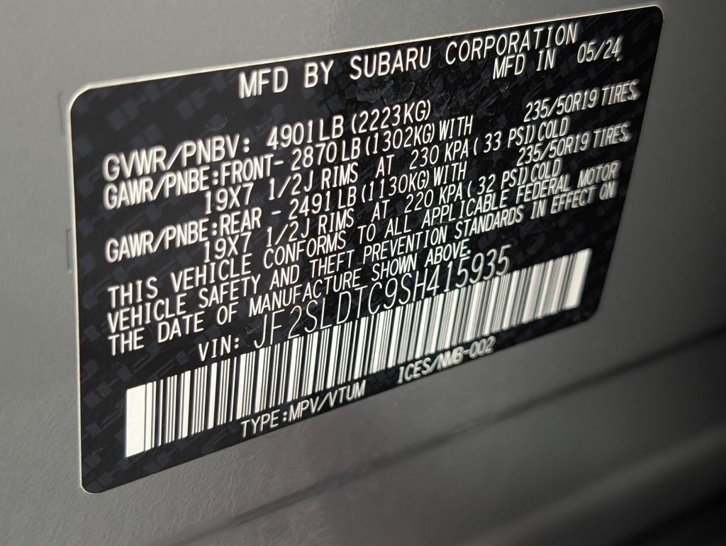 2025 Subaru Forester Touring