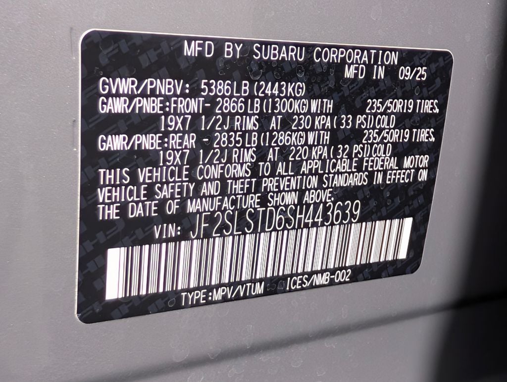 2025 Subaru Forester Hybrid Touring