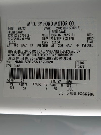 2022 Ford Transit Connect XL