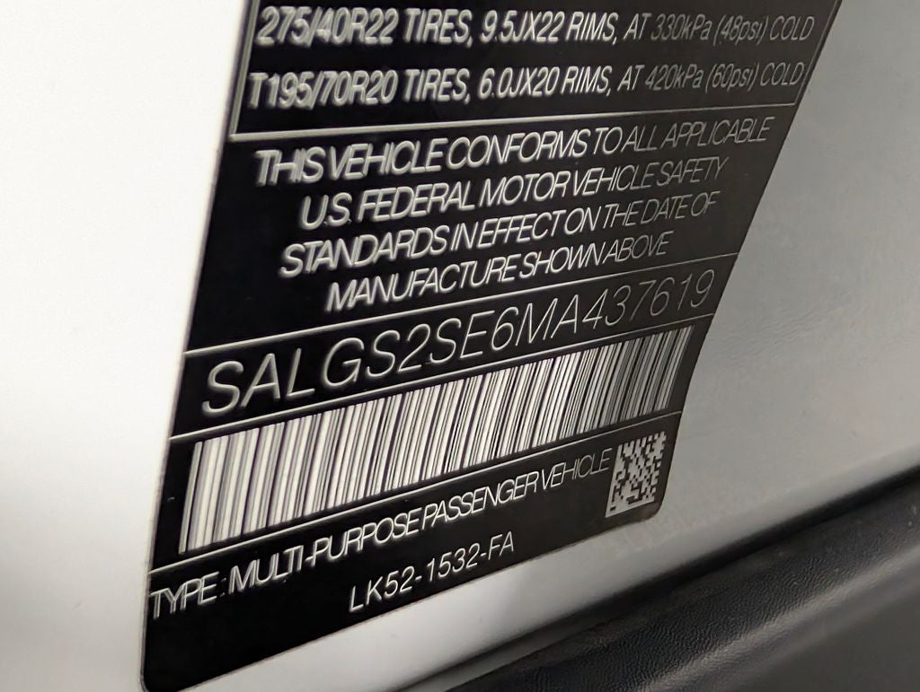 2021 Land Rover Range Rover Westminster