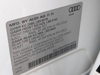 2025 Audi SQ6 e-tron Prestige quattro